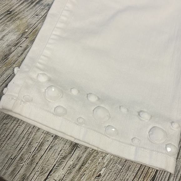 Ruby Rd white cropped jeans, size 10 - Picture 2 of 6